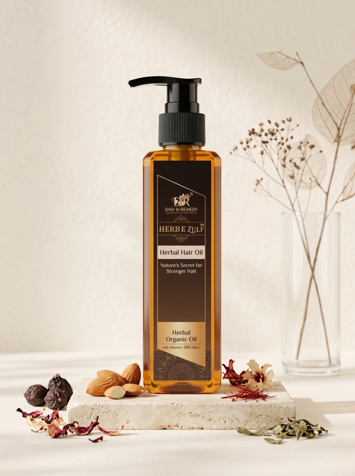 Herbal Oil Ritual Application